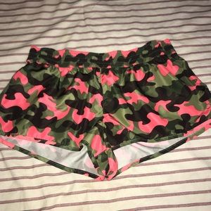 Camo booty shorts